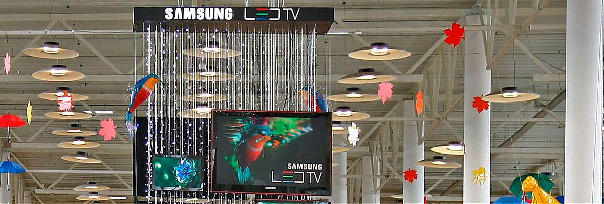 Имитация сверхтонких экранов  SAMSUNG